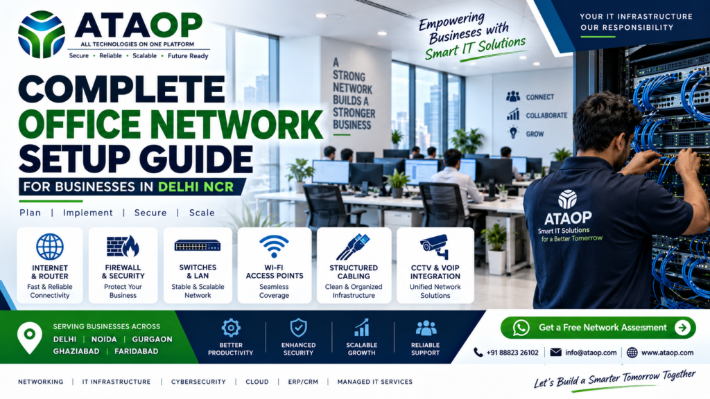 Complete Office Network Setup Guide for Businesses in Delhi NCR